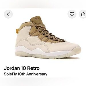 Solefly x Nike Air Jordan Retro 10 SP “10th Anniversary Solefly-Miami” (Sz. 9.5)